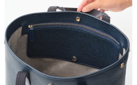 SOMES トートバッグ （ブルー）RE-34 [ソメスサドル 北海道 砂川市 12260755-a] ソメス レディース トート レザー 本革 革 革製品 革鞄 革バッグ 鞄 かばん ブルー