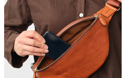 SOMES ウエストポーチ （ブラウン）GL-09 [ソメスサドル 北海道 砂川市 12260762-b] ソメス ポーチ メンズ レディース 本革 革 革製品 レザー 仕事