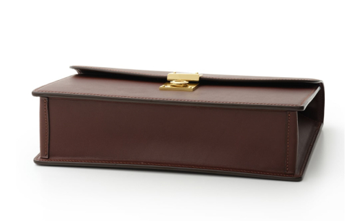 SOMES クラッチバッグ （ブラウン）EX-32 [ソメスサドル 北海道 砂川市 12260823-a] ソメス バッグ セカンドバッグ メンズ 本革 革 革製品 革鞄 革バッグ レザー somes saddle