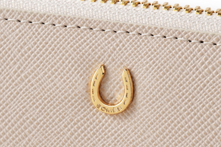 SOMES PT-71 ラウンド長財布 (アイボリー) [ソメスサドル 北海道 砂川市 12260856] 財布 サイフ さいふ 革 レザー ラウンド ファスナー ラウンド 長財布 本皮 牛皮 アイボリー