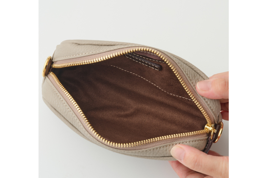 SOMES AT-70 ポシェット ライトベージュ [ソメスサドル 北海道 砂川市 12260899] ソメス メンズ レディース 革 本革 レザー 革製品 鞄 バッグ 革鞄 革カバン 革バッグ ライトベージュ