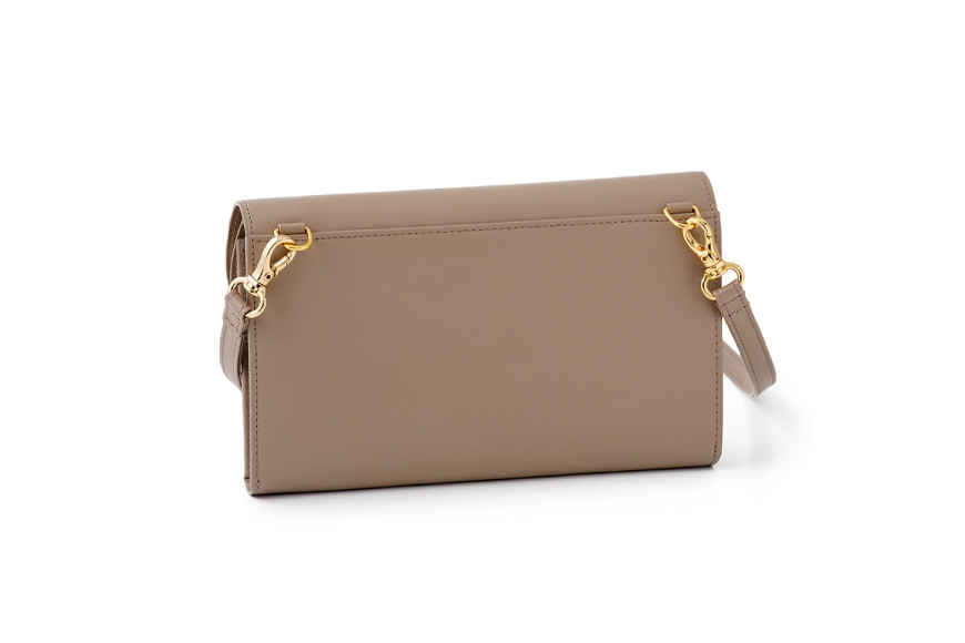 SOMES SA-17 ウォレットショルダー グレージュ [ソメスサドル 北海道 砂川市 12260908] ソメス お財布ポシェット ウォレットショルダーバッグ ブランド 日本製 本革 革 革製品 レザー グレージュ