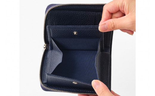 SOMES GL-02 LF札入れ ネイビー LF折財布 [ソメスサドル 北海道 砂川市 12260310] 財布 二つ折り ギャロップ  牛皮 二つ折り財布ソメス メンズ レディース 本革 革 革製品 レザー 札入れ ネイビー