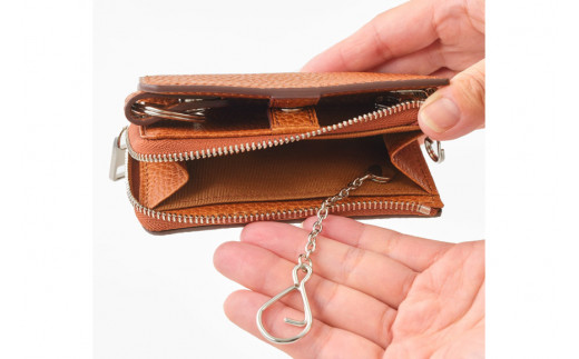 SOMES GL-03 キー＆コインケース ブラウン [ソメスサドル 北海道 砂川市 12260313] ギャロップ 本革 牛革 メンズ ソメス 革 レザー 革製品 財布 さいふ サイフ キーケース ブラウン