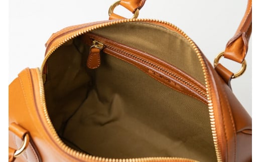 SOMES バッグ 2WAY ミニボストン エリン （ブラウン） ER-53 [ソメスサドル 北海道 砂川市 12260550] ソメス ボストンバッグ ハンドバッグ ショルダー レディース 革 革製品 革鞄 鞄 かばん レザー 小さめ 斜めがけ 肩掛け ブラウン