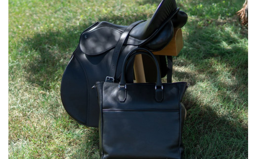 SOMES トートバッグ キャバレッティ （ブラック） CI-01 [ソメスサドル 北海道 砂川市 12260563] ソメス バッグ メンズ レディース 本革 革 革製品 鞄 かばん レザー トート 肩掛け 斜めがけ ブラック