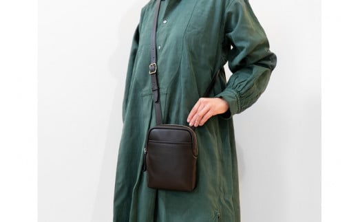 SOMES ショルダー ポーチ キャバレッティ （ブラック） CI-03 [ソメスサドル 北海道 砂川市 12260567] ソメス バッグ ショルダー ショルダーバッグ 斜めがけ メンズ レディース 本革 革 革製品 革バッグ レザー 黒 ブラック