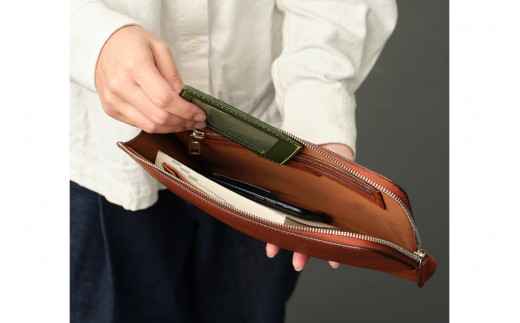 SOMES クラッチ バッグ ギャロップ （ブラウン） GL-07 [ソメスサドル 北海道 砂川市 12260573] ソメス セカンドバッグ クラッチバッグ メンズ レディース 本革 革 革製品 革鞄 革バッグ 鞄 かばん レザー ブラウン