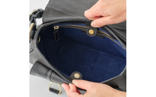 SOMES バッグ レディース イルザ IL-41 サドルショルダー（ブラック） [ソメスサドル株式会社 北海道 砂川市 12260612-bk] ソメス 本革 ショルダーバッグ カバン 鞄 革鞄 レザー 革 革製品 肩掛け ブラック