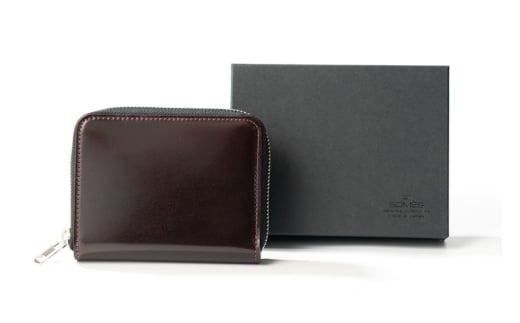 SOMES 財布 ラウンド 札入れ （ブラウン）DM-09 [ソメスサドル 北海道 砂川市 12260761-a] ソメス 革財布 財布 メンズ レディース 本革 革 革製品 レザー 二つ折り 二つ折 ウォレット サイフ さいふ ブラウン