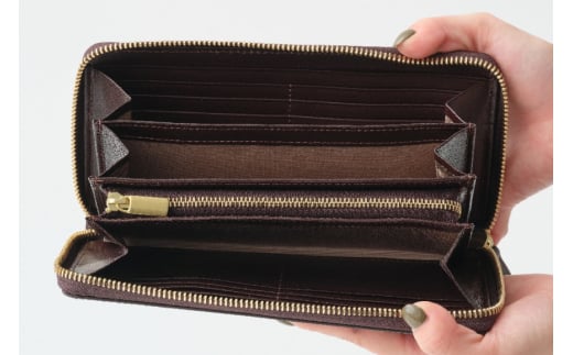 SOMES ラウンド 長財布 （ブラウン）PT-81 [ソメスサドル 北海道 砂川市 12260814-a] ソメス 財布 ラウンドファスナー メンズ レディース 本革 革 革製品 革財布 レザー ウォレット サイフ さいふ somes saddle ブラウン