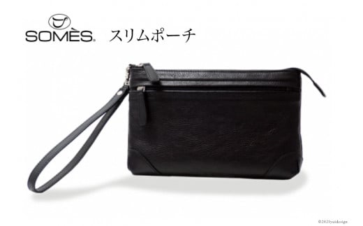 SOMES　TT-06　スリムポーチ（ブラック）[12260215]