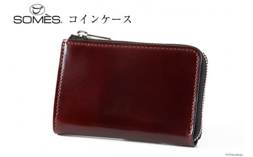 SOMES 財布 メンズ ディアマン コインケース 革 レザー ブラウン DM-04 [ソメスサドル 北海道 砂川市 12260604-br] ソメス 小銭入れ サイフ さいふ 本革 革製品 L字 ファスナー ブラウン