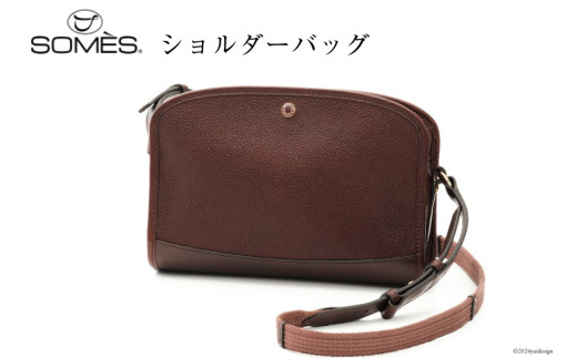 SOMES ショルダーバッグ （ブラウン）RE-32 [ソメスサドル 北海道 砂川市 12260752-b] ソメス レディース 本革 革 革製品 革鞄 革バッグ 鞄 かばん レザー 斜めがけバッグ 斜めがけ ブラウン