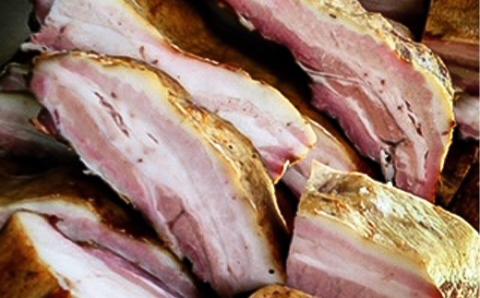 さんだかんの北海道産豚の無添加ベーコン4種6点セット【配送不可地域：離島】