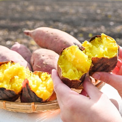 先行受付　北海道深川市産サツマイモ　シルクスィート2.5kg・紅はるか2.5kg  計5kgセット【配送不可地域：離島】