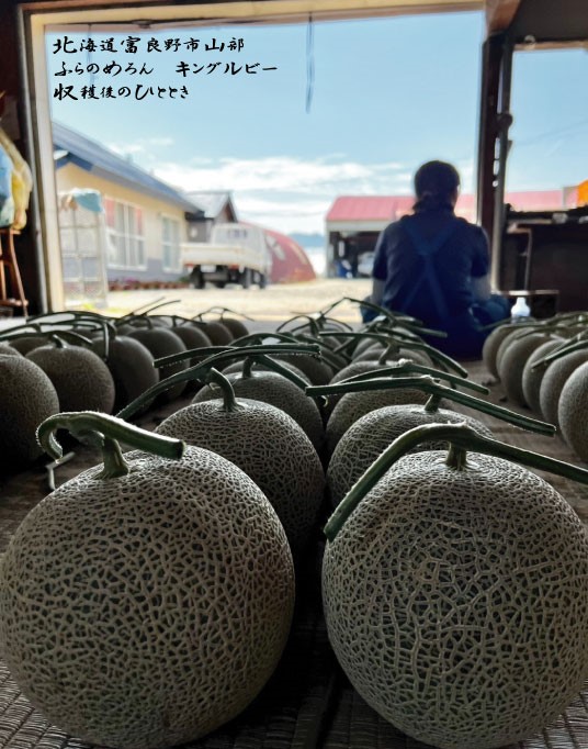 2026年夏発送 【数量・期間限定】 ふらのメロン キングルビー 秀大2玉［1玉2kg以上］計4kg以上 富良野メロン 赤肉 めろん 北海道 甘い 大きい