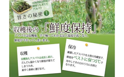 【2026年5月下旬～発送】北海道ふらの産☆生で食べれるアスパラ【1kg】S-Lサイズ混合 (スイートベジタブルファクトリー) 野菜 新鮮 直送 朝採り アスパラガス 道産 北海道 ふらの