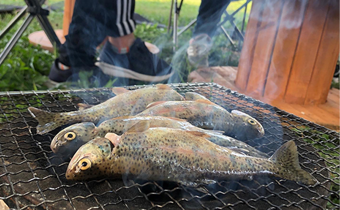 トラベルトレーラーキャンプ&川釣り体験＆炭火焼き＜1泊2日＞【地元体験プログラム／ウレシパ・フラノ】