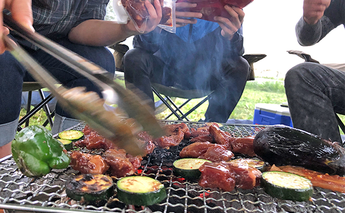 トラベルトレーラーキャンプ&川釣り体験＆炭火焼き＜1泊2日＞【地元体験プログラム／ウレシパ・フラノ】