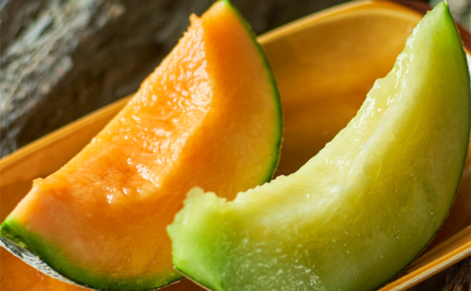 【2026年7月中旬～発送】北海道 富良野メロン 赤肉・青肉 計2玉セット (スイートベジタブルファクトリー) メロン フルーツ 果物 新鮮 甘い 贈り物 ギフト 道産 ジューシー おやつ ふらの ブランド 夏