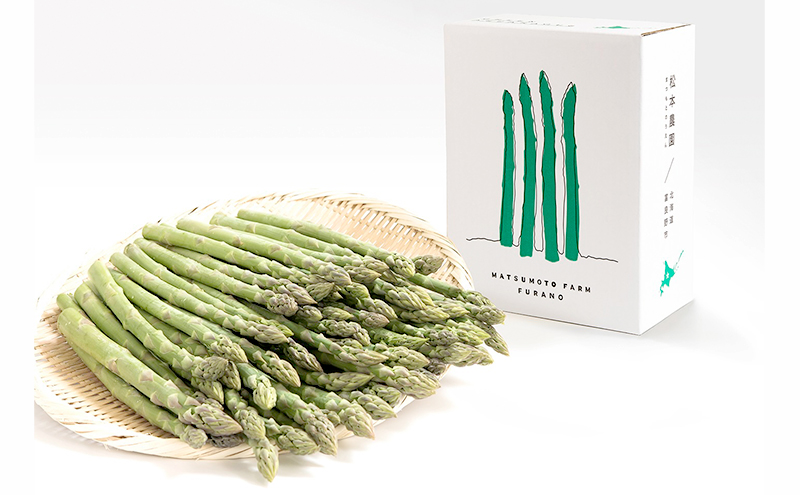 【2026年4月上旬より発送】北海道 富良野産 グリーンアスパラガス S～2Lサイズ 無選別品 約2kg (松本農園) 野菜 新鮮 直送 朝採り アスパラガス 道産 北海道 ふらの