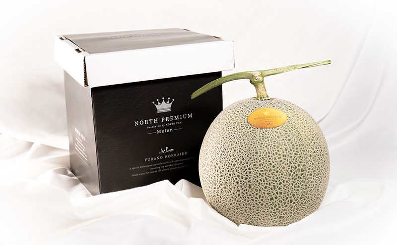 【2026年6月下旬～発送】富良野メロン『NORTH PREMIUM』1玉 約2kg以上 北海道 ふらの (NORTH FUN) メロン フルーツ 果物 新鮮 甘い 贈り物 ギフト 道産 ジューシー おやつ ふらの ブランド 夏