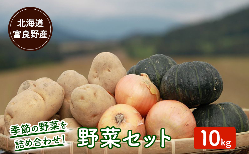 【2026年秋冬発送】富良野 野菜セット 約10kg 人参 かぼちゃ