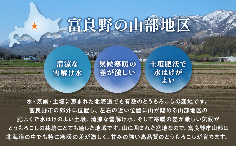 【2026年夏発送】富良野産 とうもろこし ホワイトショコラ 約12本 [近藤農園] とうもろこし コーン とうきび 野菜 新鮮 甘い 贈り物 ギフト 道産 ジューシー ふらの ブランド 夏 北海道 富良野市