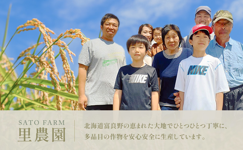 【2026年夏発送】富良野産 里農園の〈赤肉メロン〉 1玉 2kg以上 メロン 富良野メロン 赤肉メロン 果物 新鮮 甘い 北海道 富良野市