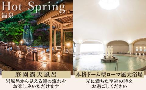 祝いの宿 登別グランドホテル ペア日帰り入浴券（夕食バイキング付）　[nt-0275]