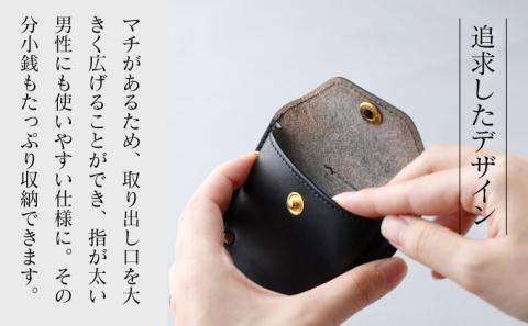 ベルト通し付コインケース（黒）　[tm-0211]
