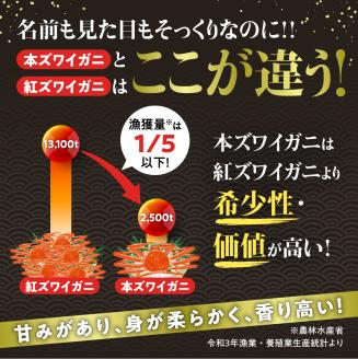 アレンジ自由自在！本ズワイガニの「肩肉」100g×5セット　[mk-0504]