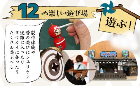 登別伊達時代村 入村チケット 大人2名　[nj-0271]