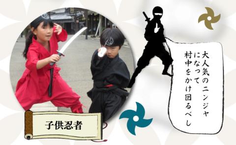 登別伊達時代村 貸し衣装 大人用忍者（中学生以上）　[nj-0266]
