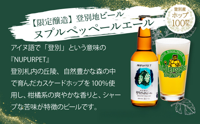 【数量限定】登別産ホップ使用のビールを含む地ビール6本 限定50セット  ※12月1日以降順次発送　[wk-0717]