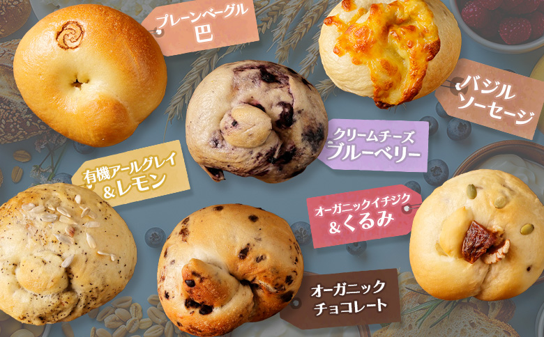 【定期便：全３回】トモヱベーグル ギフトセット「北の麦輪（むぎわ）１８個セット」【33000801】