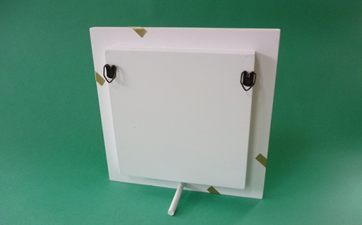 プリザーブドフラワー　ウッドフレームM（ピンク）【14001101】