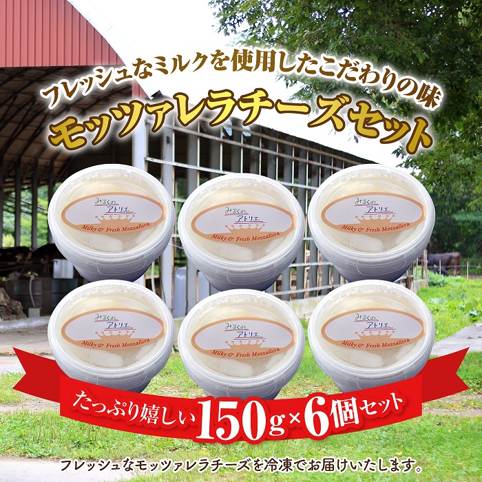 モッツァレラチーズ6個入セット（冷凍）【15000201】