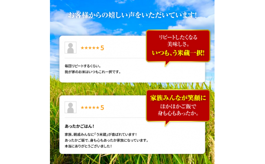 【無洗米】北海道米う米蔵５ｋｇ×２（計10kg）【29002303】