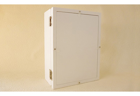 プリザーブドフラワー　MDFガラス張りフォトフレームL【140012】