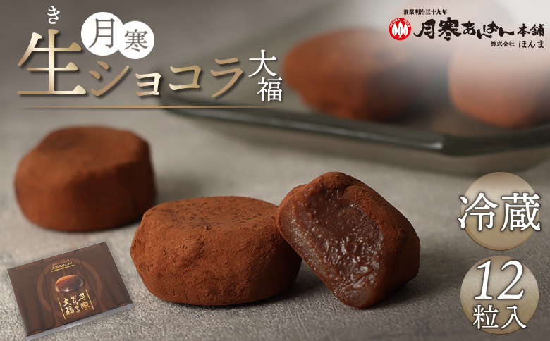月寒生ショコラ大福　12粒入【17004501】