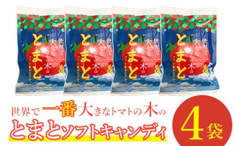世界で一番大きなトマトの木のとまとソフトキャンディ×4袋【190007】