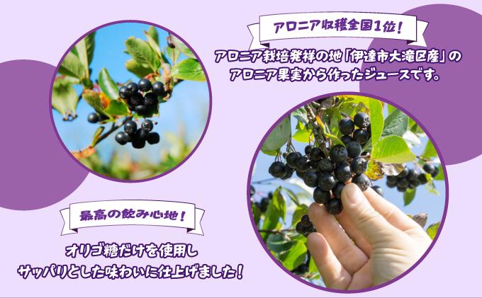 北海道 伊達 大滝産 アロニア ジュース 500ml 2本 果汁 果実飲料 飲料 飲み物 フルーツ スーパーフード ポリフェノール