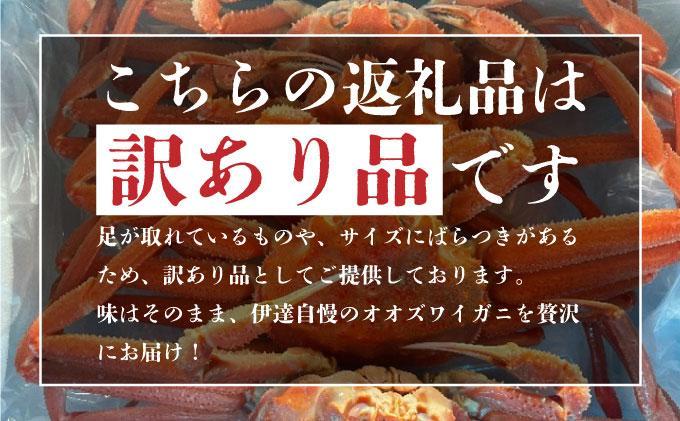 オオズワイ姿（訳あり品）2kg｜かに カニ ズワイガニ オオズワイ【ysk-008】 2kg