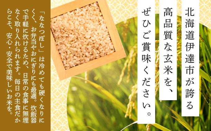 令和7年産 北海道伊達市産 ななつぼし 玄米 5kg 【2025年10月1日発送開始】tkk-019_03 5kg