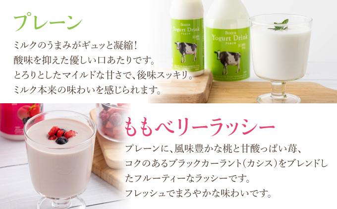北海道 牧家 Bocca プリン 三昧 4種 各2個入 計8個 ドリンク 大 500g セット 飲むヨーグルト ラッシー 食べ比べ プリン スイーツ なめらか ミルク
