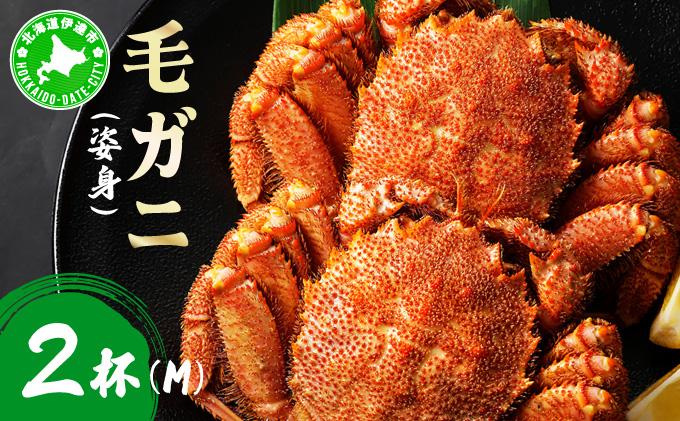 毛ガニ（姿身）Mサイズ 2尾 ogm-016 Mサイズ 2尾