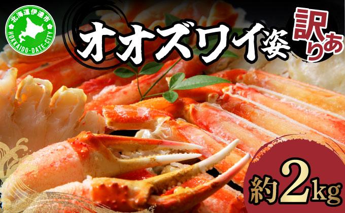 オオズワイ姿（訳あり品）2kg｜かに カニ ズワイガニ オオズワイ【ysk-008】 2kg