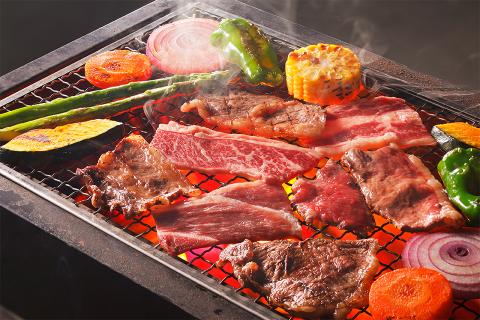 北海道 北広島産 ブラックアンガス牛 焼肉 ミックススライス (250g×2) ハンバーグ (150g×2) 牛肉 モモ肉 バラ肉